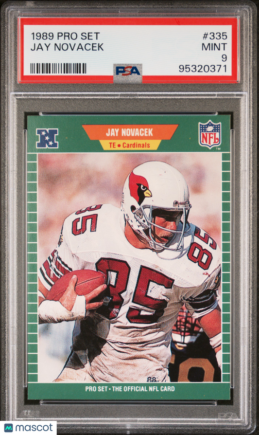 1989 Pro Set Jay Novacek #335 PSA 9
