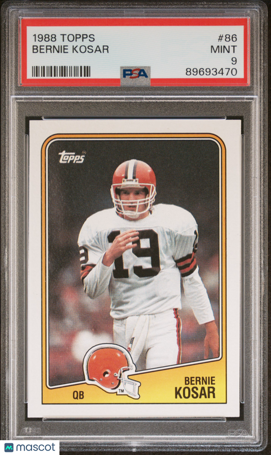 1988 Topps Bernie Kosar #86 PSA 9