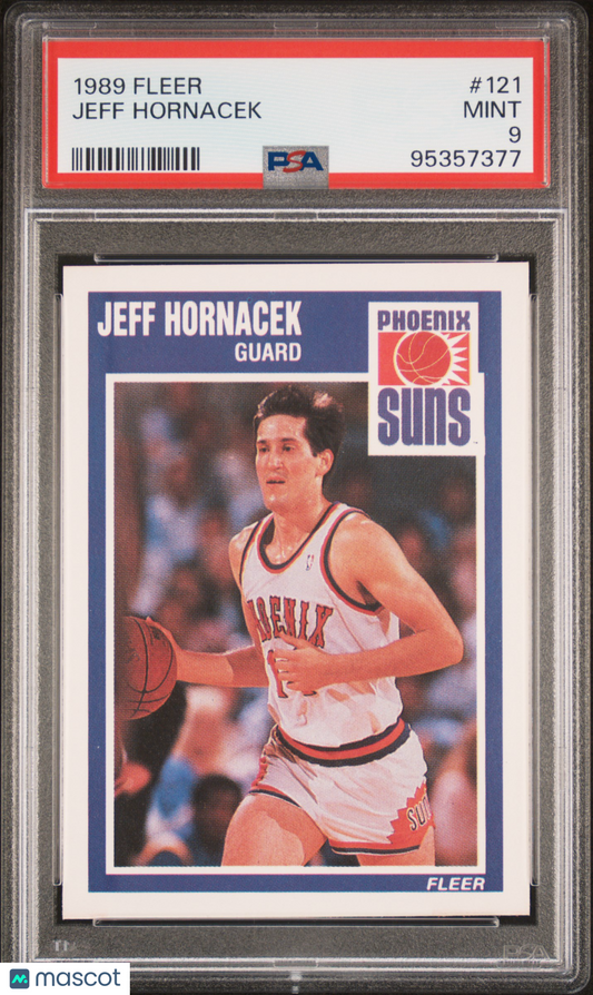 1989 Fleer Jeff Hornacek #121 PSA 9