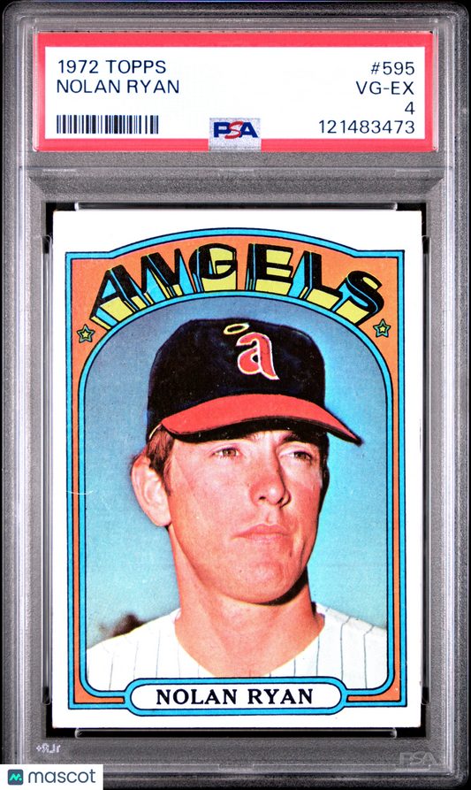 1972 Topps Nolan Ryan #595 PSA 4