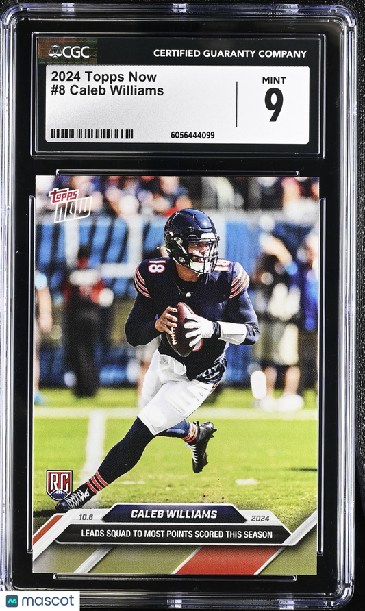 2024 Topps Now Caleb Williams #8 CGC 9