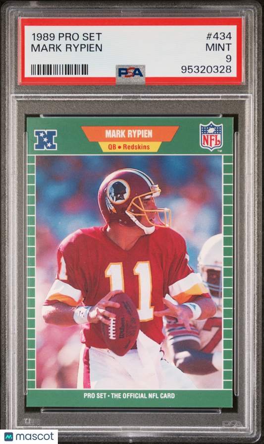 1989 Pro Set Mark Rypien #434 PSA 9