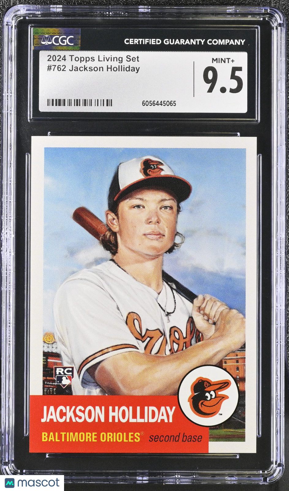 2024 Topps Living Set Jackson Holliday #762 CGC 9.5