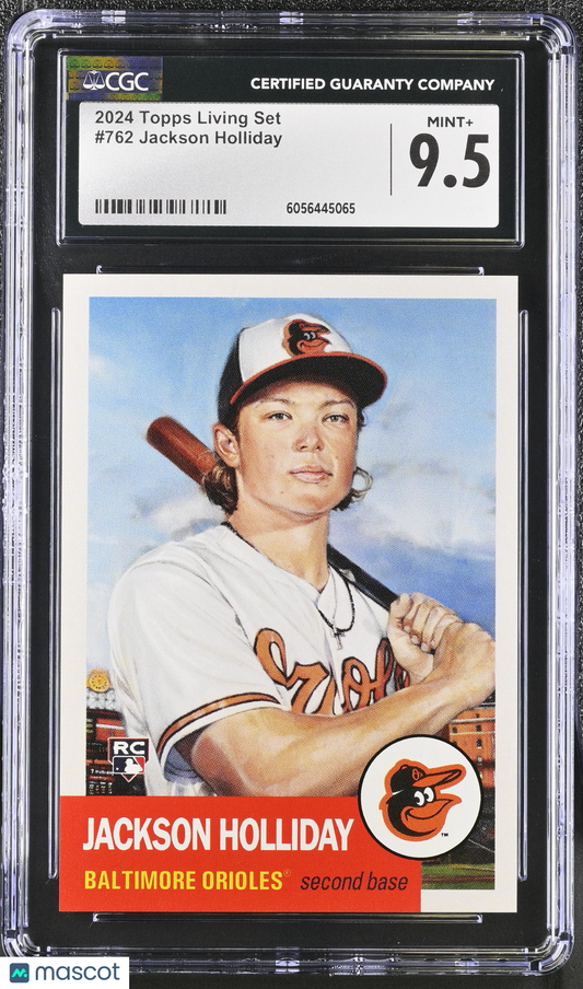 2024 Topps Living Set Jackson Holliday #762 CGC 9.5