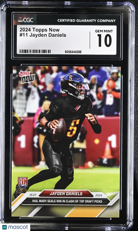 2024 Topps Now Jayden Daniels #11 CGC 10