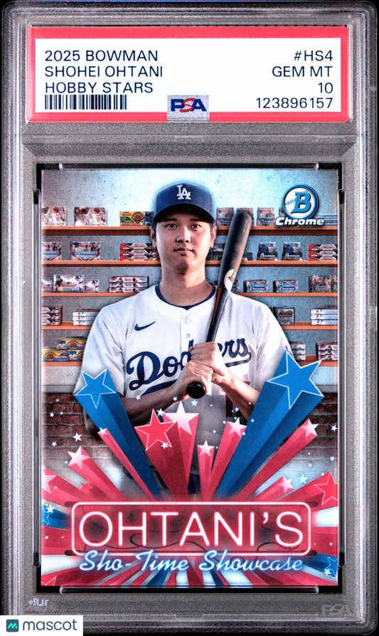 2025 Bowman Hobby Stars Shohei Ohtani #HS4 PSA 10