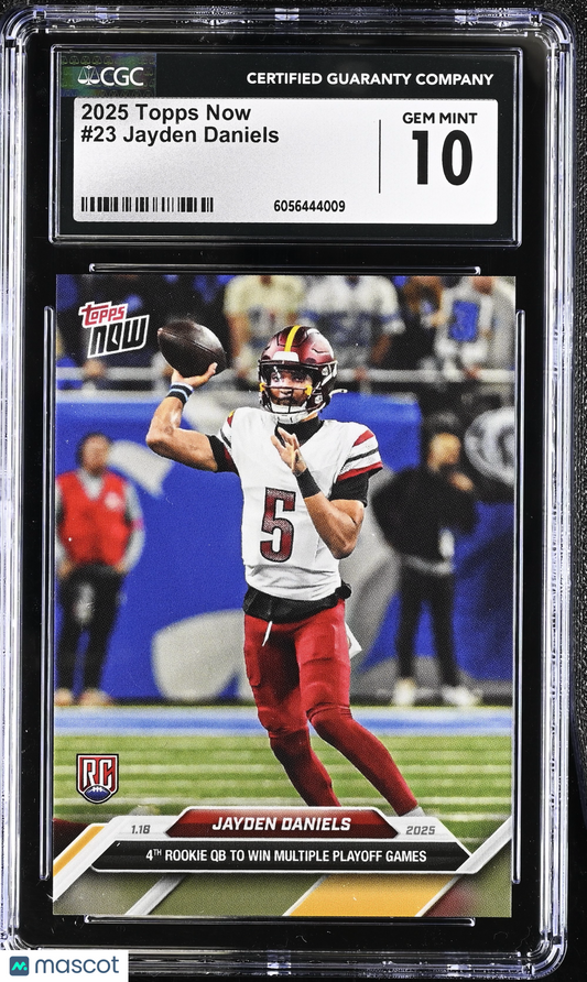 2025 Topps Now Jayden Daniels #23 CGC 10