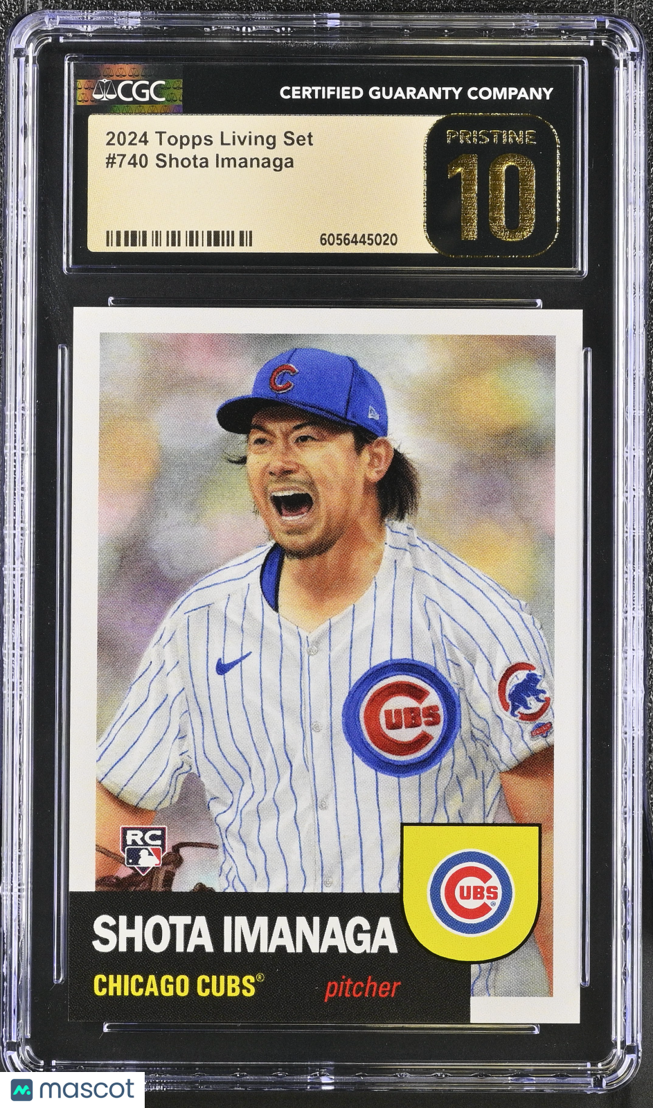 2024 Topps Living Set Shota Imanaga #740 CGC 10 Pristine Black Label