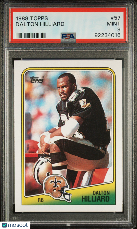 1988 Topps Dalton Hilliard #57 PSA 9