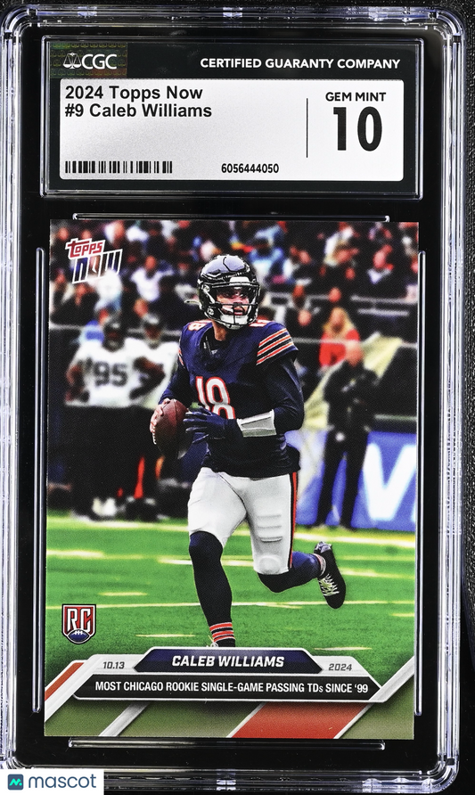 2024 Topps Now Caleb Williams #9 CGC 10