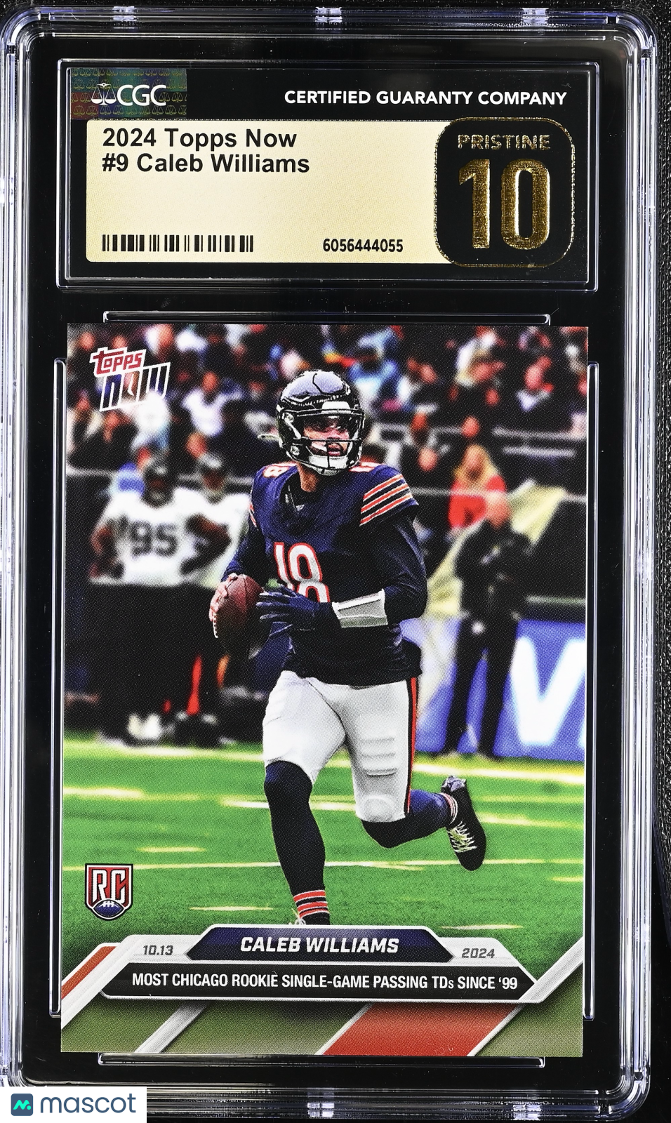 2024 Topps Now Caleb Williams #9 CGC 10 Pristine Black Label