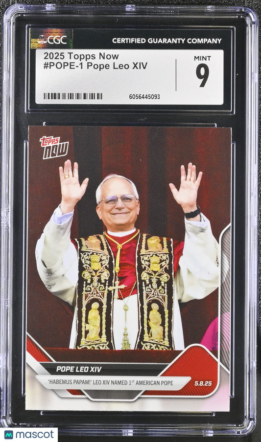 2025 Topps Now #POPE-1 CGC 9