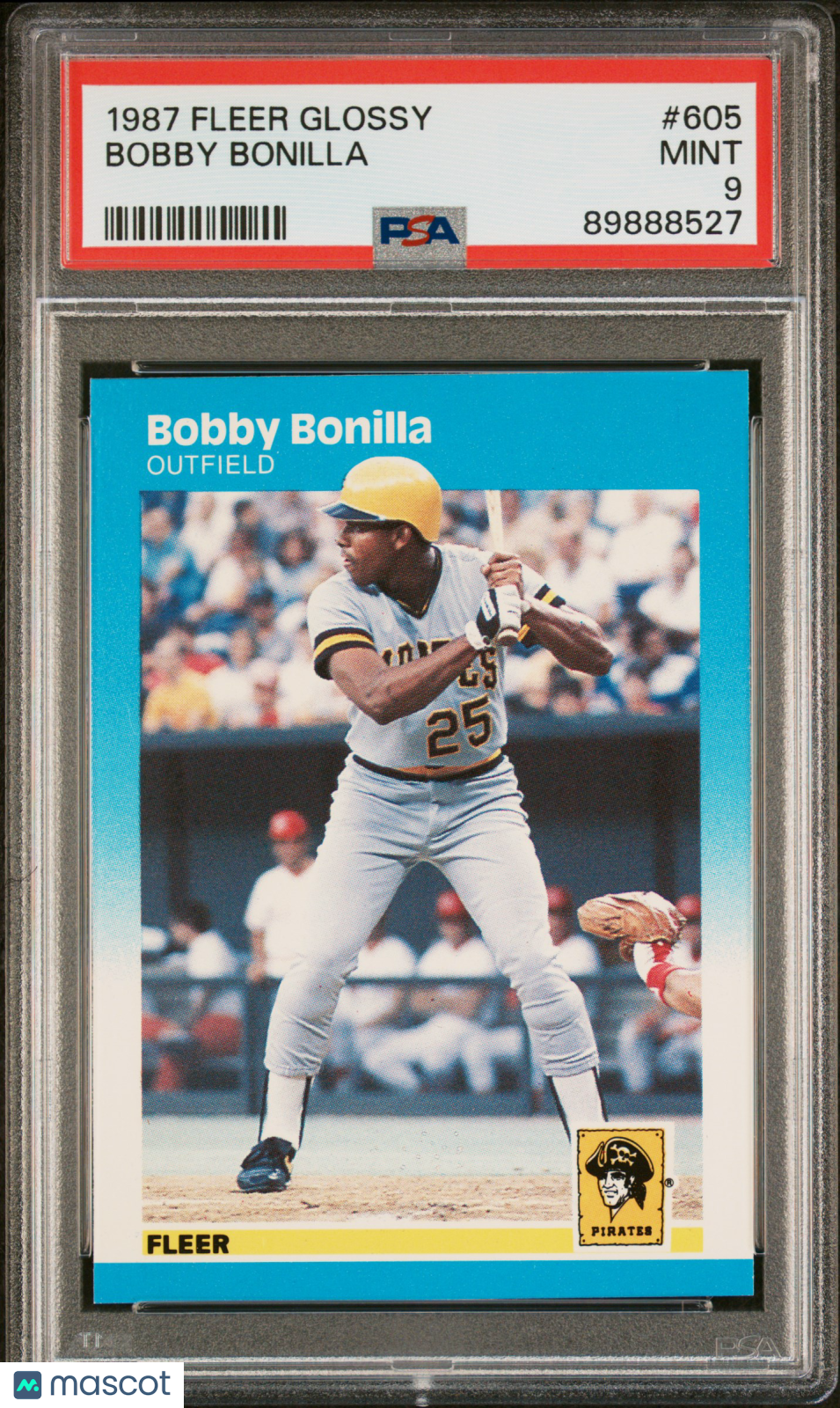 1987 Fleer Glossy Bobby Bonilla #605 PSA 9