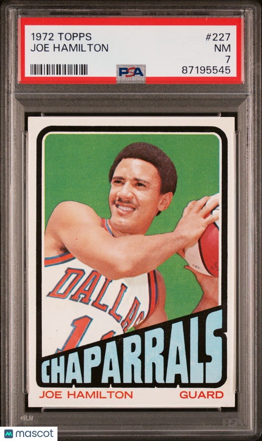 1972 Topps Joe Hamilton #227 PSA 7