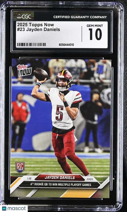 2025 Topps Now Jayden Daniels #23 CGC 10