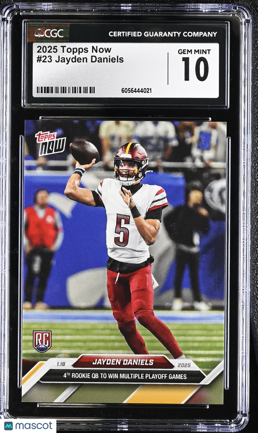 2025 Topps Now Jayden Daniels #23 CGC 10