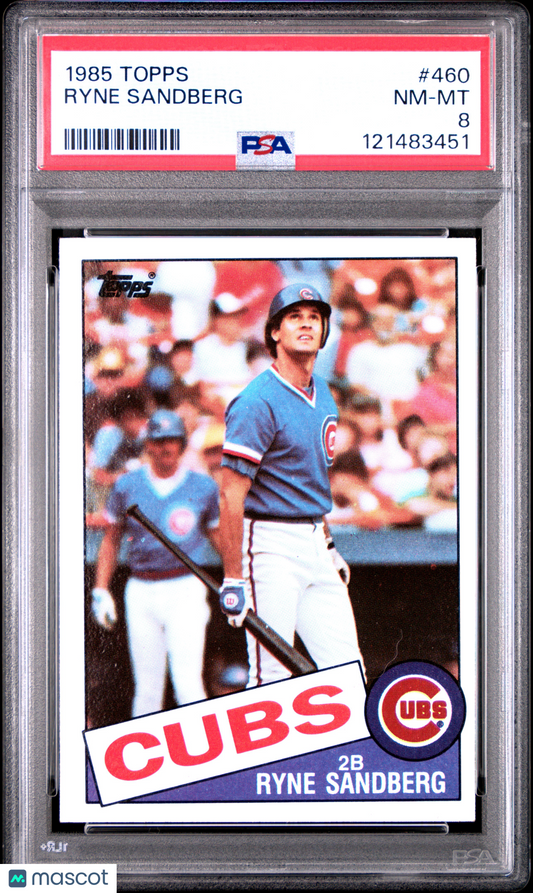 1985 Topps Ryne Sandberg #460 PSA 8