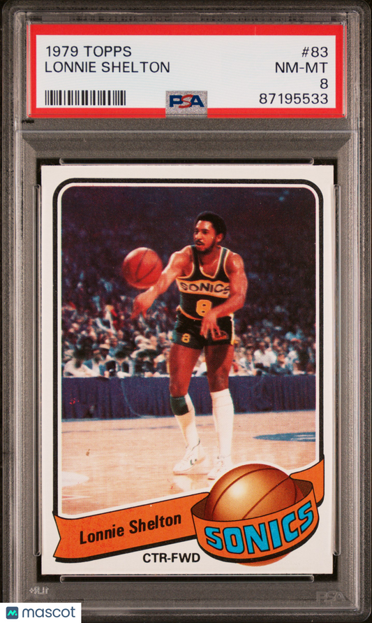 1979 Topps Lonnie Shelton #83 PSA 8