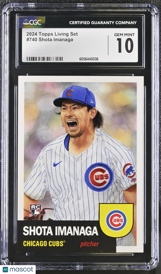 2024 Topps Living Set Shota Imanaga #740 CGC 10