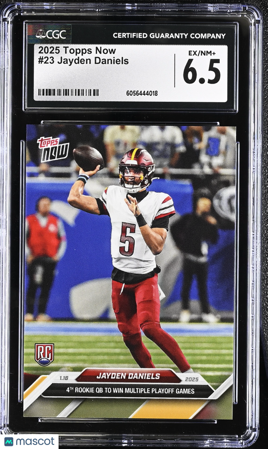 2025 Topps Now Jayden Daniels #23 CGC 6.5