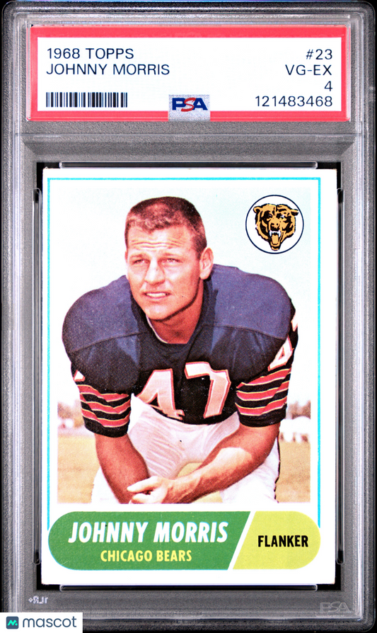 1968 Topps Johnny Morris #23 PSA 4
