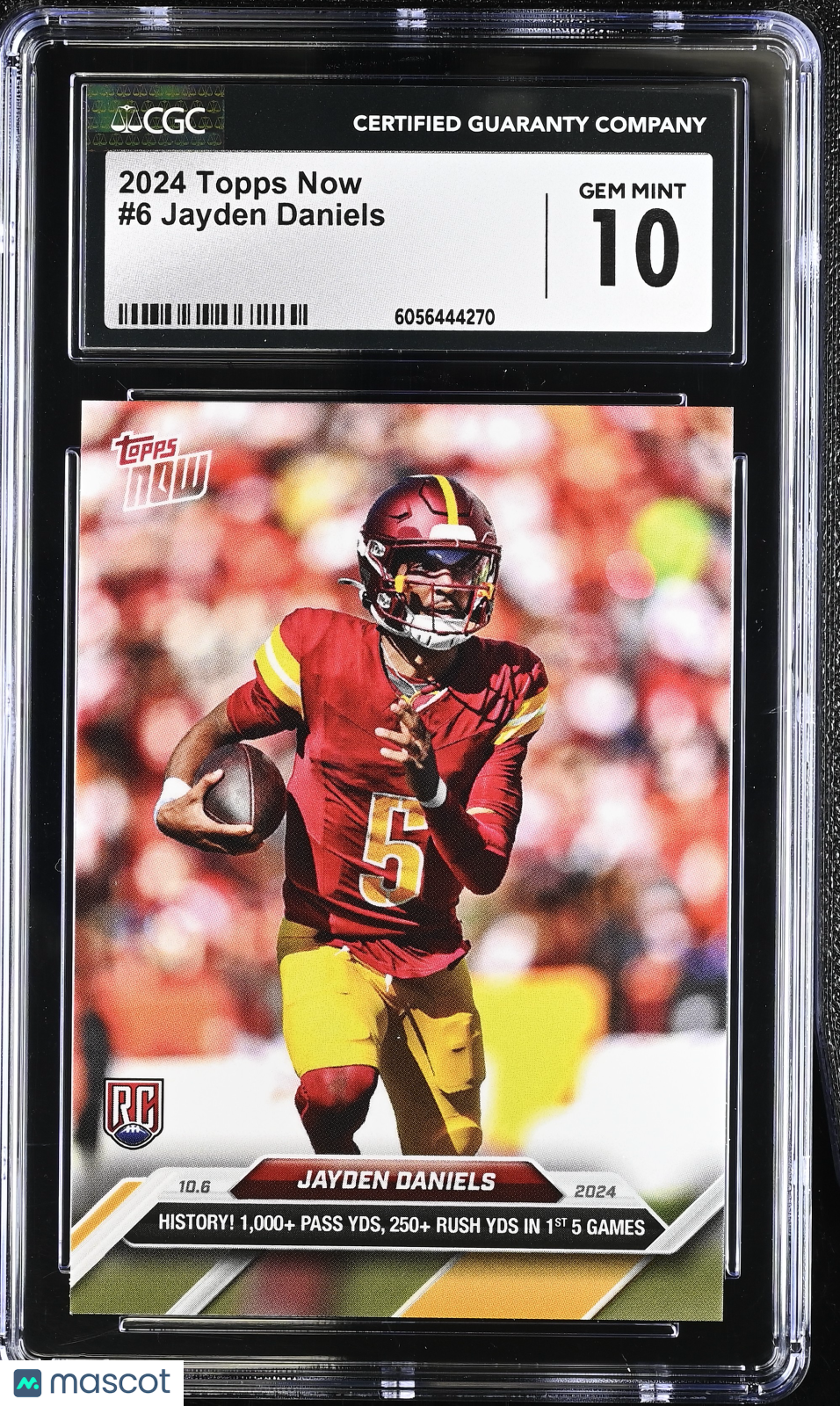 2024 Topps Now Jayden Daniels #6 CGC 10