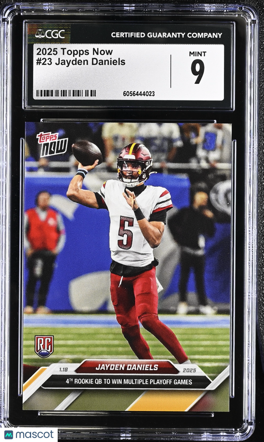 2025 Topps Now Jayden Daniels #23 CGC 9