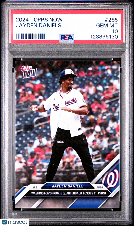 2024 Topps Now Jayden Daniels #285 PSA 10
