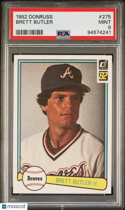 1982 Donruss Brett Butler #275 PSA 9