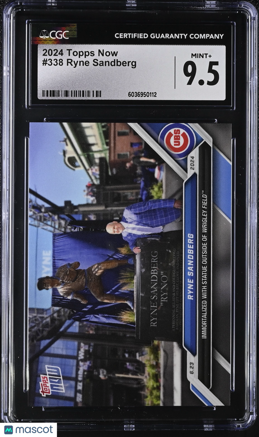 2024 Topps Now Ryne Sandberg #338 CGC 9.5