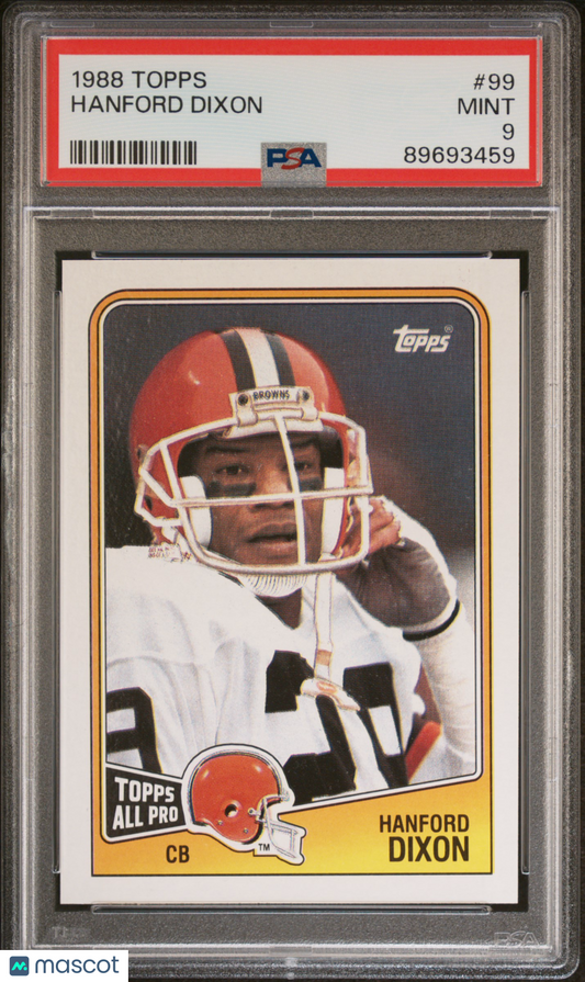 1988 Topps Hanford Dixon #99 PSA 9
