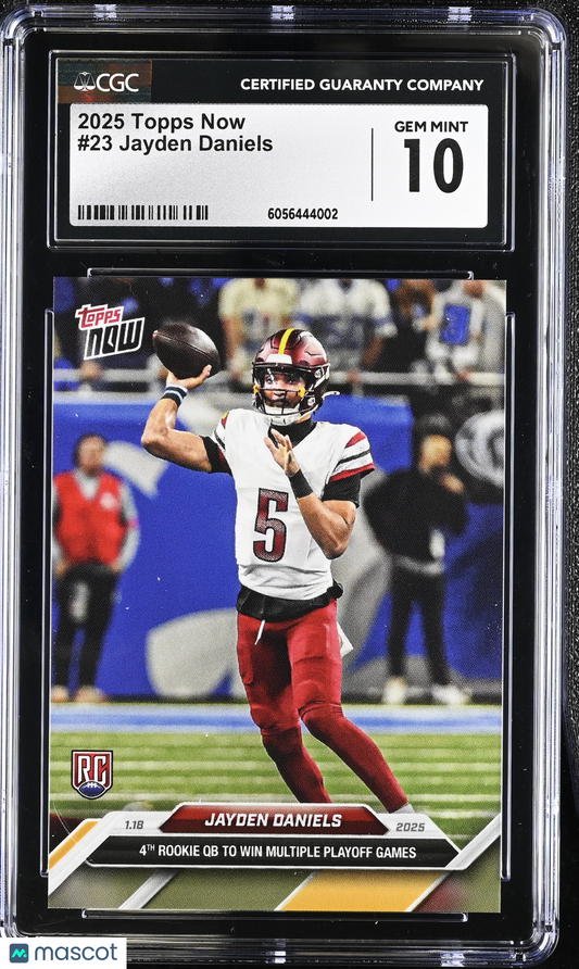 2025 Topps Now Jayden Daniels #23 CGC 10
