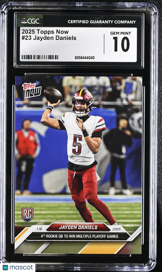 2025 Topps Now Jayden Daniels #23 CGC 10