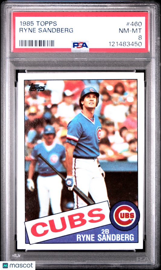 1985 Topps Ryne Sandberg #460 PSA 8