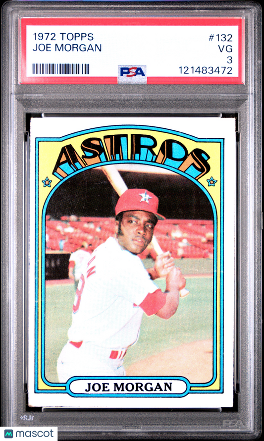 1972 Topps Joe Morgan #132 PSA 3