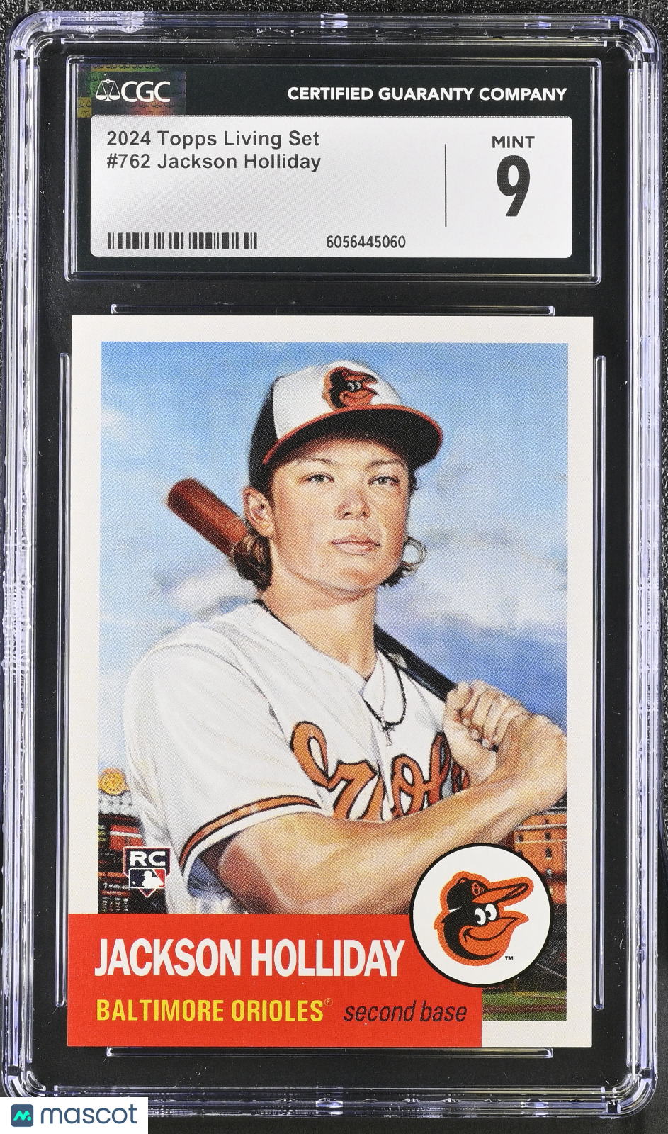 2024 Topps Living Set Jackson Holliday #762 CGC 9
