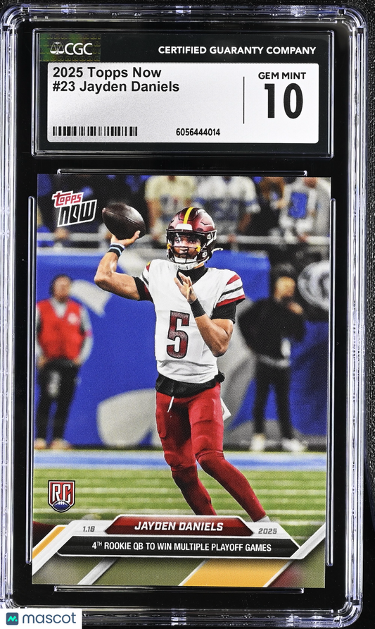 2025 Topps Now Jayden Daniels #23 CGC 10