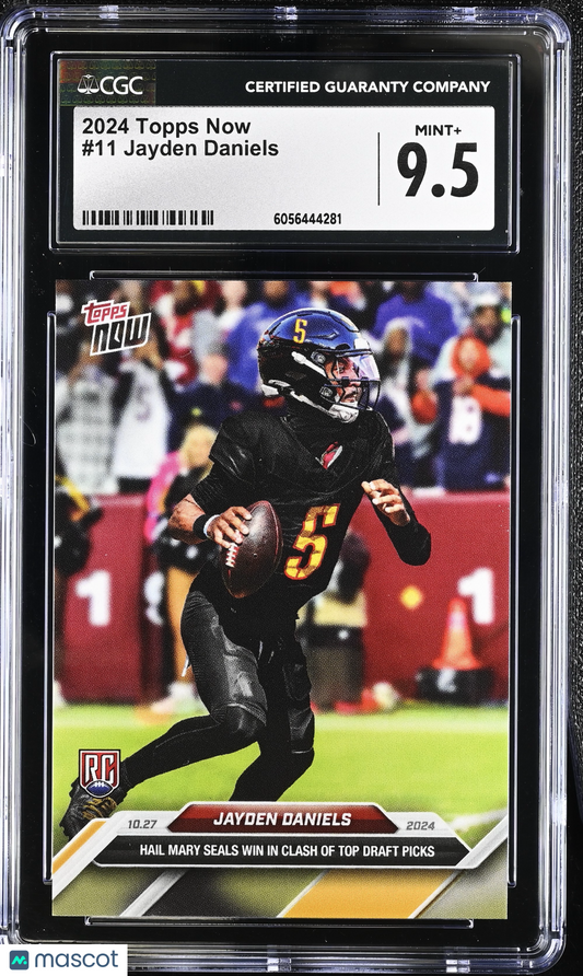 2024 Topps Now Jayden Daniels #11 CGC 9.5