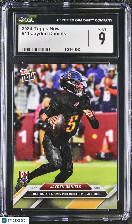 2024 Topps Now Jayden Daniels #11 CGC 9