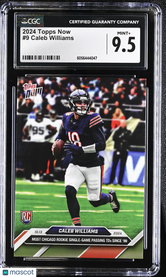 2024 Topps Now Caleb Williams #9 CGC 9.5