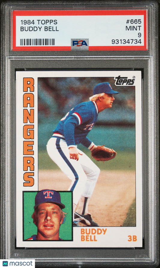 1984 Topps Buddy Bell #665 PSA 9