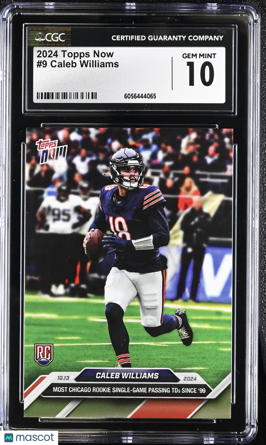 2024 Topps Now Caleb Williams #9 CGC 10